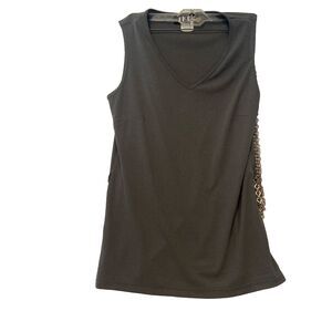 Vintage NOS JKLA Tank Top Size Medium With Chain Belt